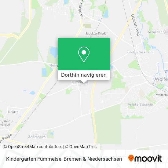 Kindergarten Fümmelse Karte