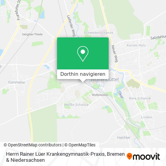 Herrn Rainer Lüer Krankengymnastik-Praxis Karte