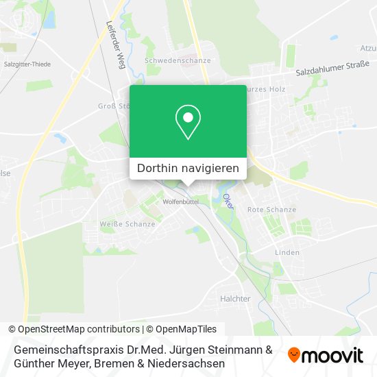 Gemeinschaftspraxis Dr.Med. Jürgen Steinmann & Günther Meyer Karte