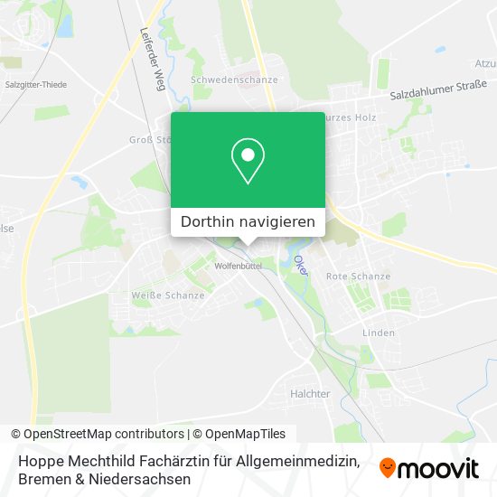 Hoppe Mechthild Fachärztin für Allgemeinmedizin Karte