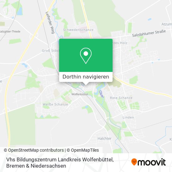 Vhs Bildungszentrum Landkreis Wolfenbüttel Karte