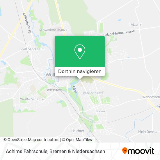 Achims Fahrschule Karte