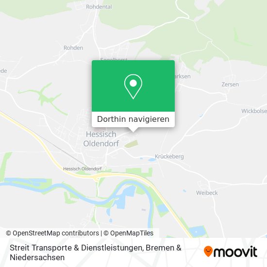 Streit Transporte & Dienstleistungen Karte