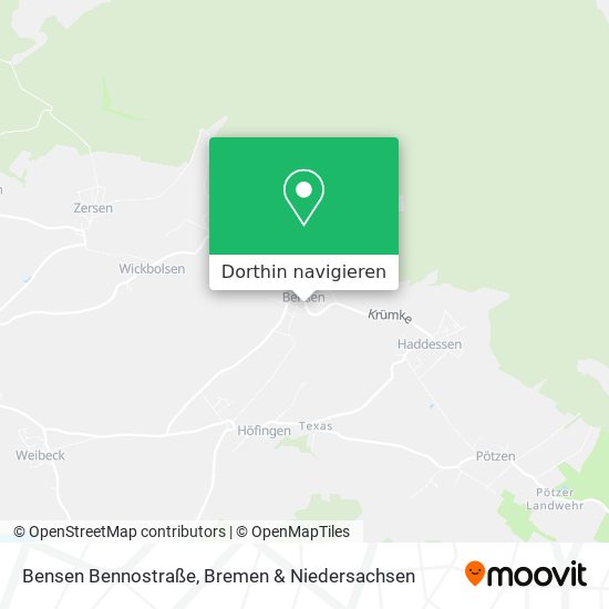 Bensen Bennostraße Karte