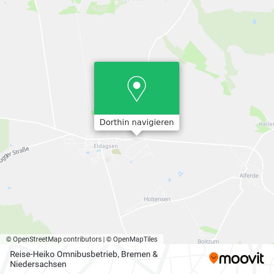 Reise-Heiko Omnibusbetrieb Karte