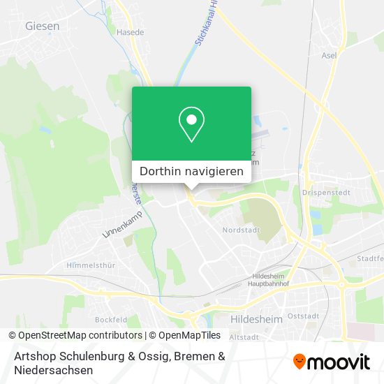 Artshop Schulenburg & Ossig Karte