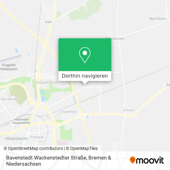 Bavenstedt Wackenstedter Straße Karte