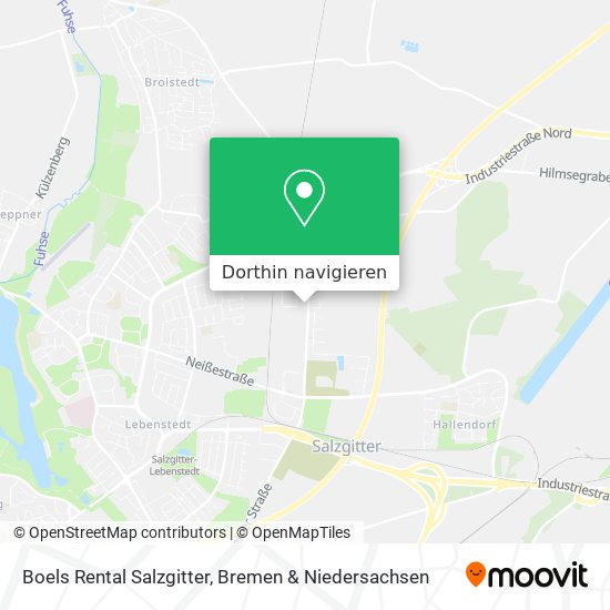 Boels Rental Salzgitter Karte