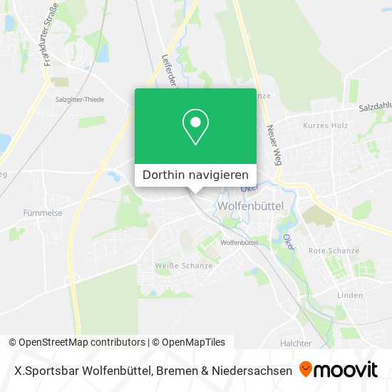 X.Sportsbar Wolfenbüttel Karte