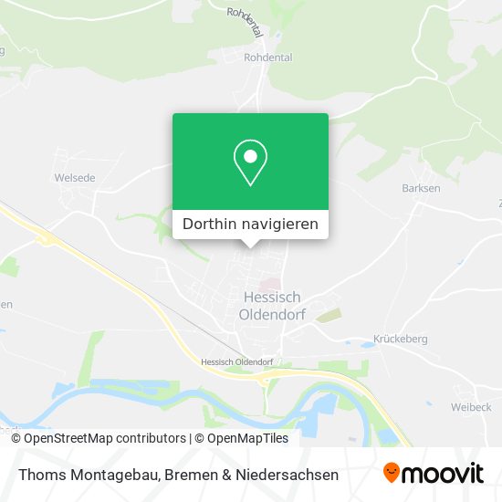 Thoms Montagebau Karte