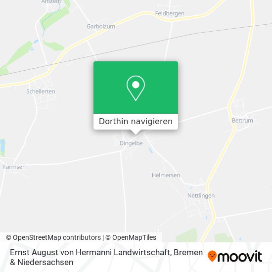 Ernst August von Hermanni Landwirtschaft Karte