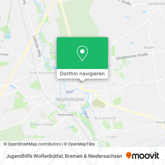 Jugendhilfe Wolfenbüttel Karte