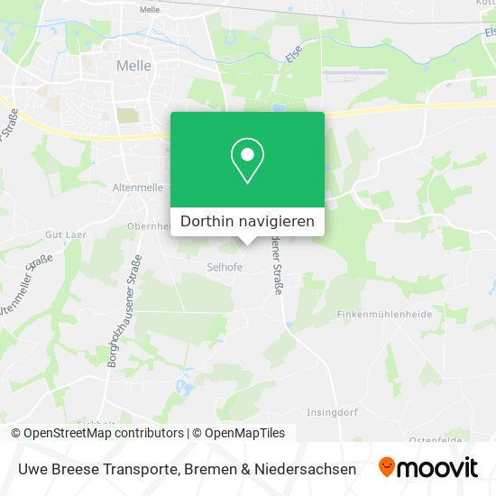 Uwe Breese Transporte Karte