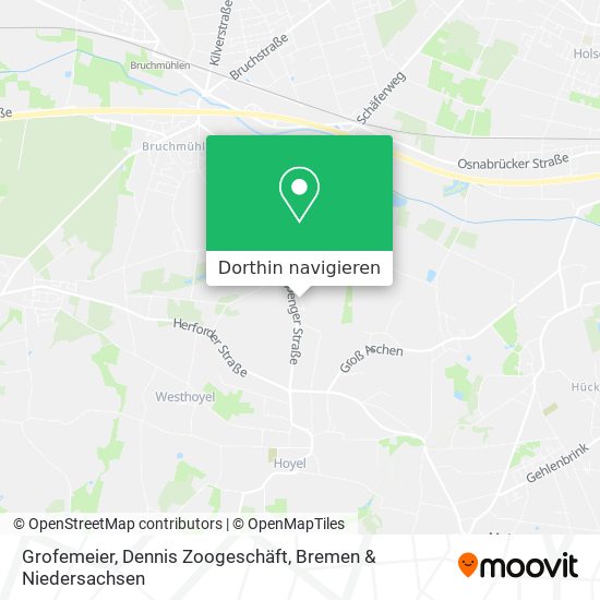 Grofemeier, Dennis Zoogeschäft Karte