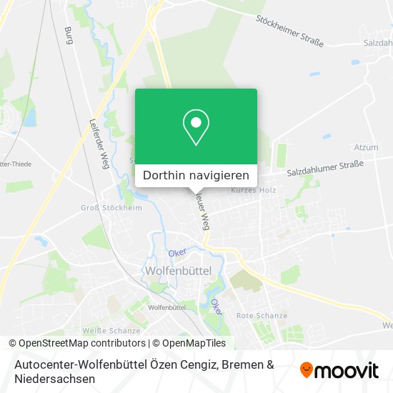 Autocenter-Wolfenbüttel Özen Cengiz Karte