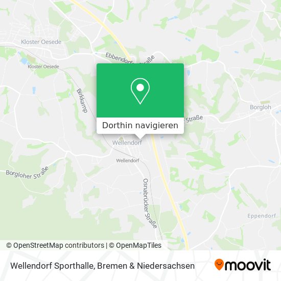 Wellendorf Sporthalle Karte