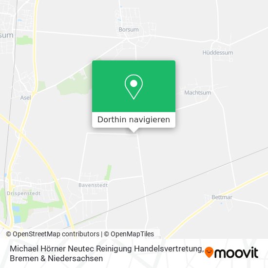 Michael Hörner Neutec Reinigung Handelsvertretung Karte