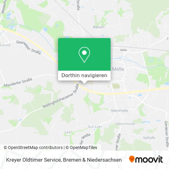 Kreyer Oldtimer Service Karte