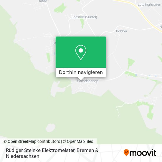 Rüdiger Steinke Elektromeister Karte