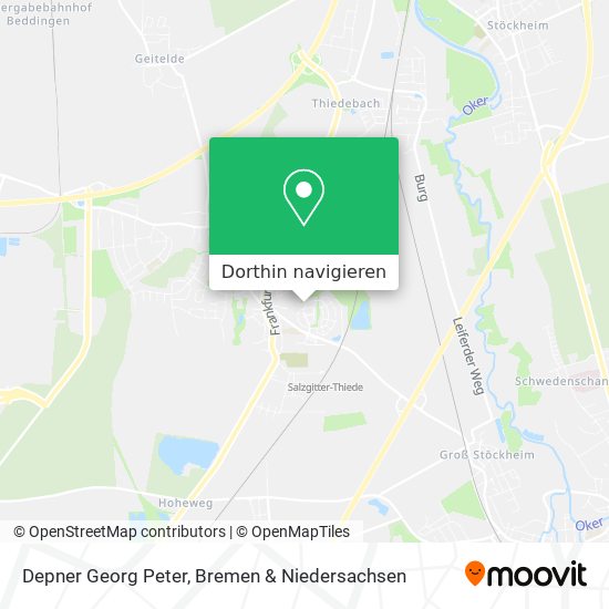 Depner Georg Peter Karte