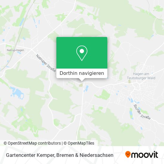 Gartencenter Kemper Karte