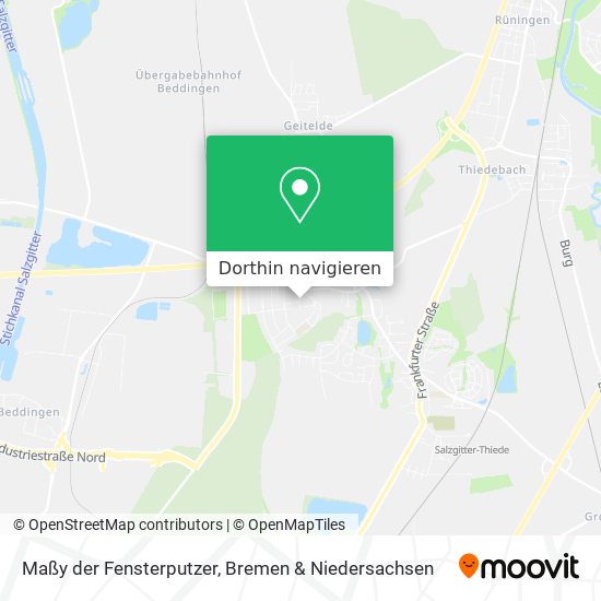 Maßy der Fensterputzer Karte