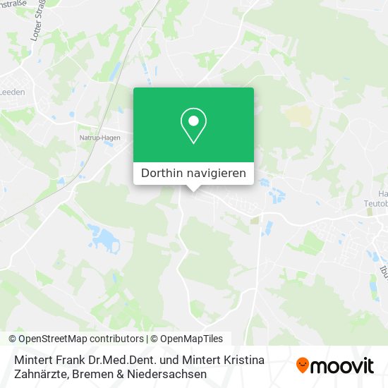Mintert Frank Dr.Med.Dent. und Mintert Kristina Zahnärzte Karte
