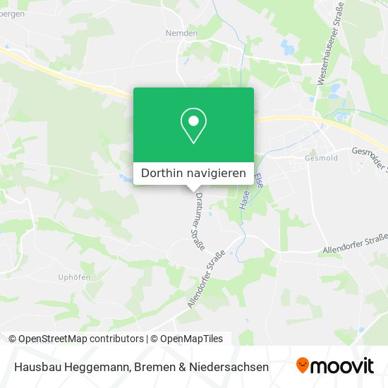 Hausbau Heggemann Karte