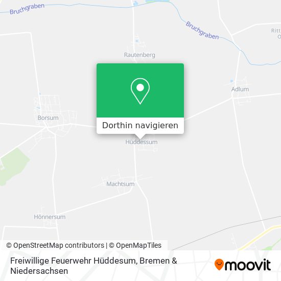 Freiwillige Feuerwehr Hüddesum Karte