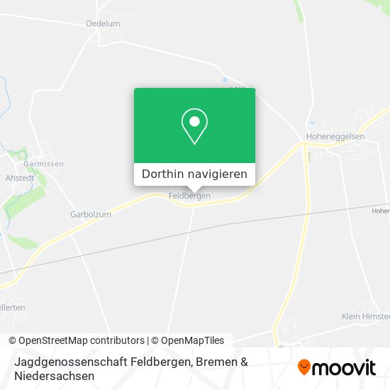 Jagdgenossenschaft Feldbergen Karte