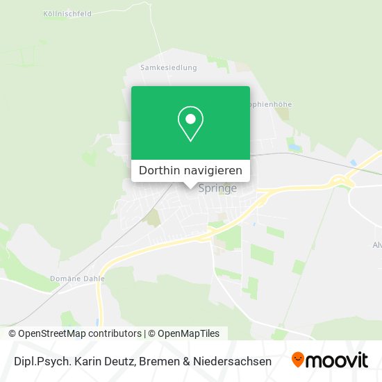 Dipl.Psych. Karin Deutz Karte