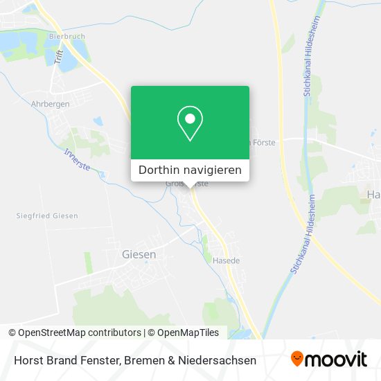 Horst Brand Fenster Karte