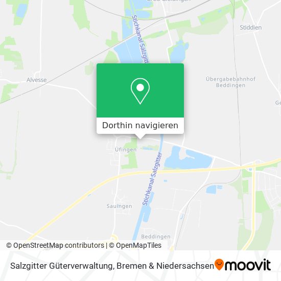 Salzgitter Güterverwaltung Karte