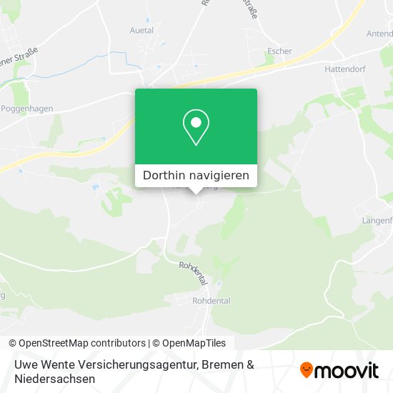 Uwe Wente Versicherungsagentur Karte