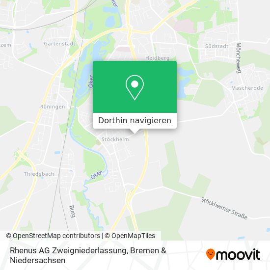 Rhenus AG Zweigniederlassung Karte