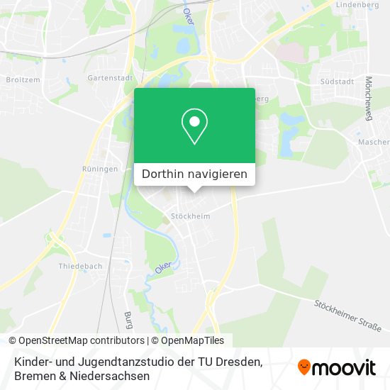 Kinder- und Jugendtanzstudio der TU Dresden Karte