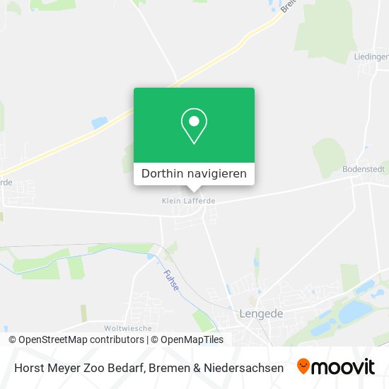 Horst Meyer Zoo Bedarf Karte