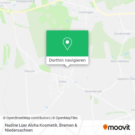 Nadine Lüer Aloha Kosmetik Karte