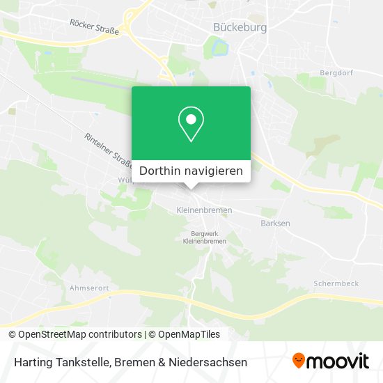 Harting Tankstelle Karte