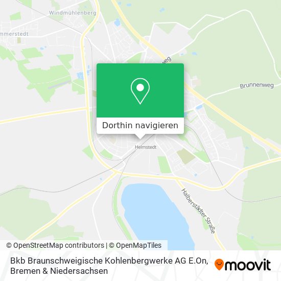 Bkb Braunschweigische Kohlenbergwerke AG E.On Karte