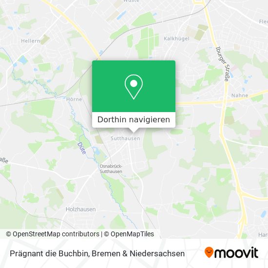 Prägnant die Buchbin Karte
