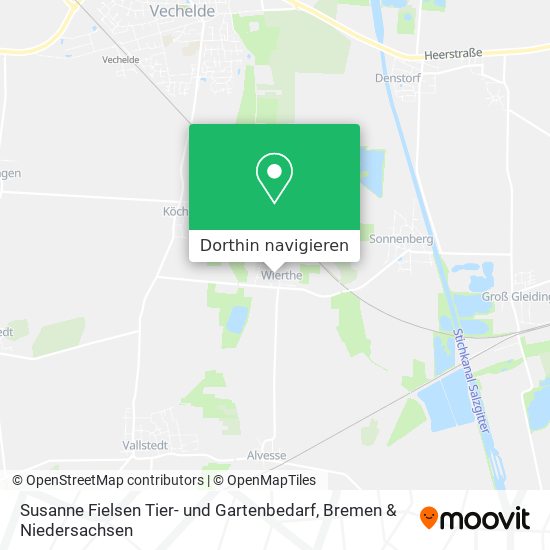 Susanne Fielsen Tier- und Gartenbedarf Karte