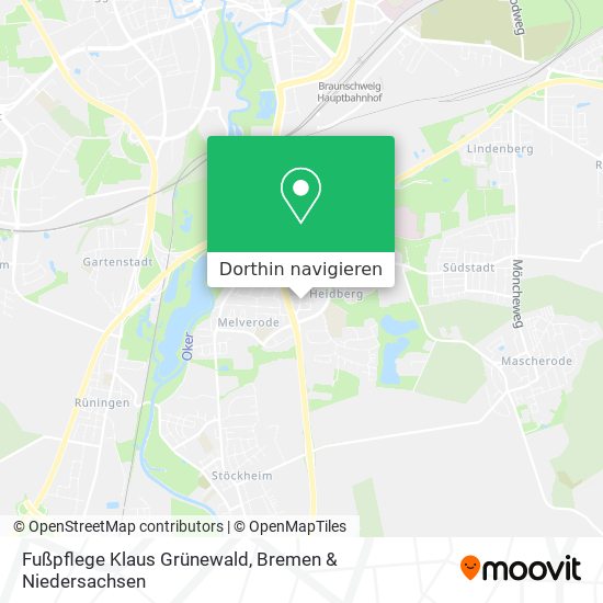 Fußpflege Klaus Grünewald Karte