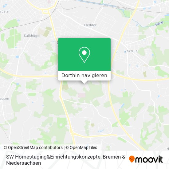 SW Homestaging&Einrichtungskonzepte Karte