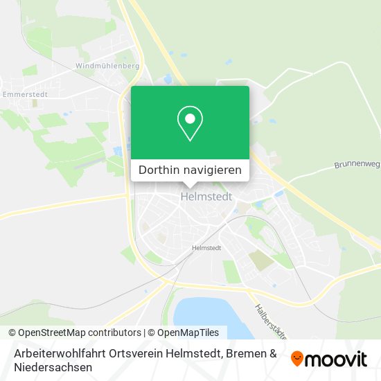 Arbeiterwohlfahrt Ortsverein Helmstedt Karte
