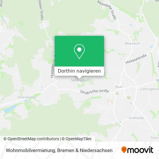 Wohnmobilvermietung Karte