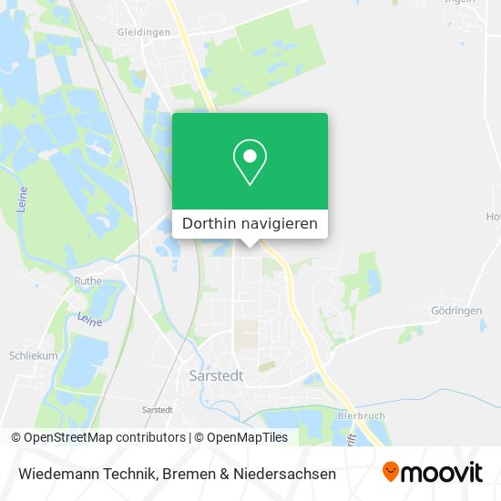 Wiedemann Technik Karte