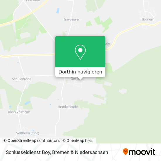 Schlüsseldienst Boy Karte