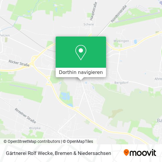 Gärtnerei Rolf Wecke Karte