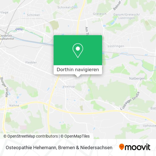 Osteopathie Hehemann Karte